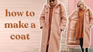 Making Myself Another DREAM Coat the Ultimate Form of SelfCare  How to Make a Coat [upl. by Stodder]