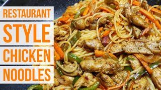 Chicken Noodles Recipe  Chicken Noodles Banane Ka Tarika  Chinese Noodles  Golden Kitchen [upl. by Lore234]