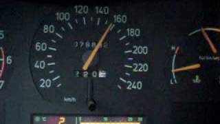 Saab 9000 turbo 1 3 bar very quick acceleration [upl. by Mauchi]