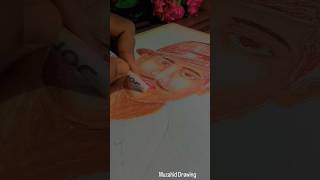 Bhagat Singh Drawing  Muzahud Drawing artdrawing drawing painting [upl. by Aimat]