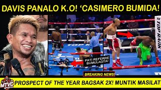 BREAKING Davis Panalo KO CASIMERO Bumida  Prospect of the Year 2X Gumapang [upl. by Amadeus]