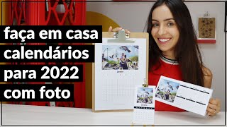 Calendários 2022 Personalizáveis com Foto [upl. by Shirleen]