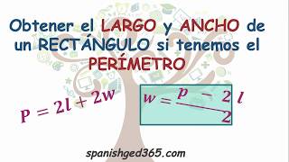 Cómo obtener el largo y ancho de un rectángulo [upl. by Corney]