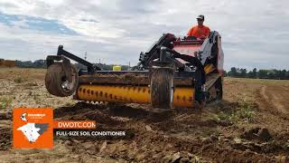 Erskine Mini Soil Conditioner vs Erskine FullSize Soil Conditioner  Ditch Witch SK1550 amp SK3000 [upl. by Eenahc]