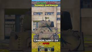 Weak spots of the Jumbo Sherman in War Thunder [upl. by Icat914]