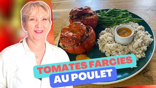 TOMATES FARCIES AU POULET [upl. by Nnahgem]