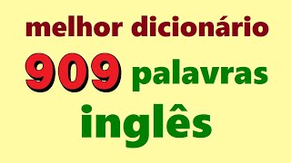 ✅ 909 Palavras em inglês com imagens para iniciantes [upl. by Crispa]