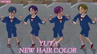 YUTA AIDA NEW HAIR COLOR  SAKURA SCHOOL SIMULATOR [upl. by Alahs995]