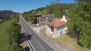 Plaza de toros cuadrada y Ermita de los Mártires de Rasines en Cantabria [upl. by Shelburne514]