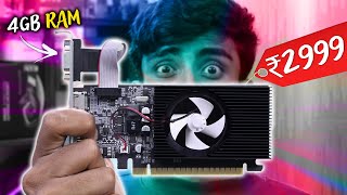 I Bought The Cheapest 4GB Graphic Card Possible⚡️That Can Run GTA5 Minecraft Unboxing 3000rs GPU🔥 [upl. by Hollister747]