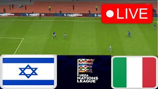 🔴LIVE Israel vs Italy  Nations League 2024  Match Live Now TODAY GAME [upl. by Aloiv]