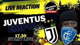 JUVENTUS EMPOLI LIVE REACTION [upl. by Novikoff]