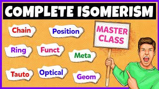 Isomerism in Organic Chemistry  Types of Isomerism  One Shot [upl. by Armillda531]