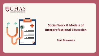 Social Work amp Models of Interprofessional Education [upl. by Aimar]