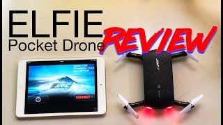 JJRC H37 Elfie Drone Review  Small cheap pocket 720p camera drone reviews for kids [upl. by Ylram]