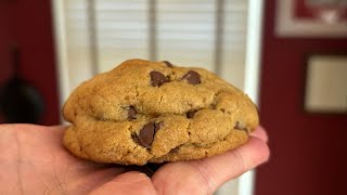 Chocolate chip cookies made from freshlymilled flour and dark chocolate chips [upl. by Nosauq]