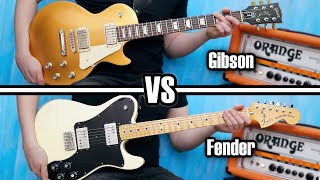 GIBSON VS FENDER  Tele Deluxe VS Les Paul [upl. by Sello]