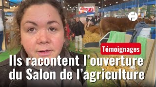 Salon de lagriculture  ils racontent le chaos de louverture [upl. by Alegnaed]