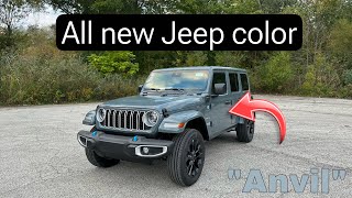 2024 Jeep Wrangler Sahara “Anvil” Walkaround [upl. by Hayouqes]