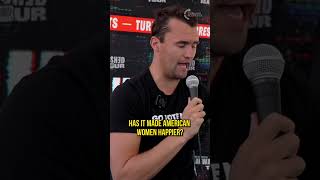 Charlie Kirk Exposes Why Women Are So Miserable and Angry [upl. by Aerdnwahs640]