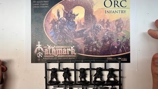 Let’s Look at Oathmark Orc Infantry  Plastic Miniature Review [upl. by Kristoforo513]