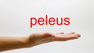 How to Pronounce peleus  American English [upl. by Ahsai]