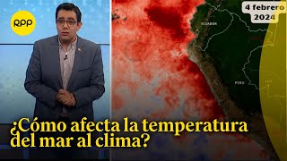 Así influye el Fenómeno El Niño en la temperatura de la costa [upl. by Pazice]