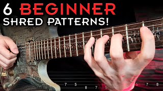 Learn To SHRED With Just 6 Patterns Guitar Lesson  Tabs [upl. by Sharl]