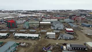 Iqaluit Nunavut  Drone Flyover [upl. by Anelis567]