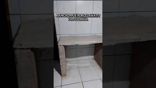 BANCADA DE PORCELANATO DA COZINHA  LETÍCIA MARIA [upl. by Aisylla261]