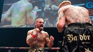 Crazy Bare Knuckle Fight Tyler Goodjohn vs Sean George [upl. by Lumbard]