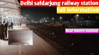 safdarjung railway station redevelopment सफदरजंग रेलवे स्टेशन  delhi vlogvideo railwaystation [upl. by Erlene8]