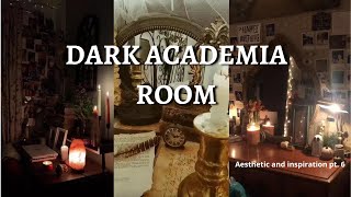 Room Transformation to Dark Academia Aesthetic and Inspo pt 6 [upl. by Leupold]