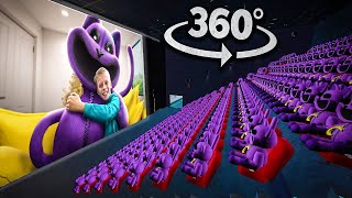 360° Poppy Playtime  CINEMA HALL  4K VR 360 Video CATNAP EDITION [upl. by Thornburg]