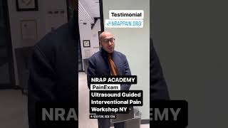 Interventional Cancer Pain Specialist reviews the NRAP Academys Ultrasound Injection Course [upl. by Schweiker]