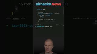 The Easiest Way To Generate ISO 8601 Timestamp java shorts coding airhacks [upl. by Simonetta112]