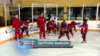 NHL Skills Backchecking From Canadian Tire Hockey School [upl. by Iahc]