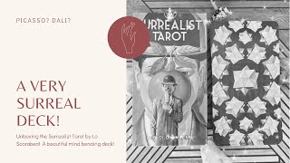 Surrealist Tarot by Lo Scaraeo  Unboxing a Very Surreal Deck [upl. by Navlys]