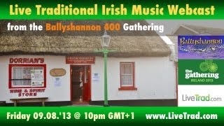 Live traditional Irish music session from Irish Thatched Bar  Ballyshannon 400 [upl. by Ariaj]