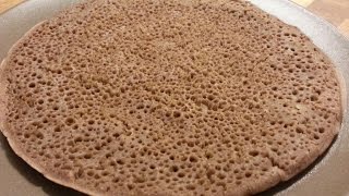 INJERA PANE TIPICO ETIOPE [upl. by Eanel]