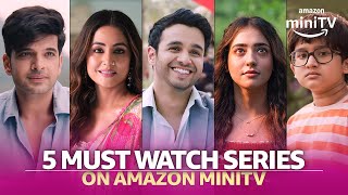 Top 5 Latest Hindi Web Series On Amazon miniTV 2024  Hina Khan Karan Kundrra Ritvik Sahore [upl. by Fasano787]