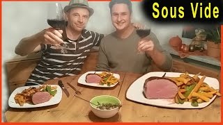 Sous Vide Rinderfilet 7 Wochen abgehangen  YouTube Männertreffen Mr Fricki  Kohlers Foodblog [upl. by Ynehteb]