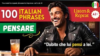 Use PENSARE in Italian without Thinking ha  100 Powerful Flashcards for Perfect Practice [upl. by Alrich]