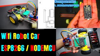 Building a WiFiEnabled RC Car with NodeMCU ESP8266 2024 [upl. by Schellens823]