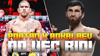 Poatan vs Ankalaev no UFC RIO [upl. by Oicafinob]