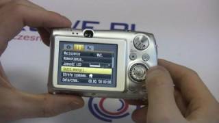 Canon Ixus 980 IS menu [upl. by Naloj]