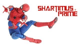 MAFEX SpiderMan Homecoming Medicom Toys 6 Inch Import Movie Action Figure Toy Review [upl. by Ahsenod]