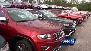 Local dealers react to 4300 car hail damage story [upl. by Jackelyn990]