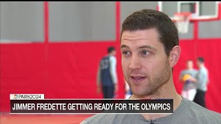 🏀 Glens Falls native Jimmer Fredette prepares for Olympics [upl. by Enrobialc]