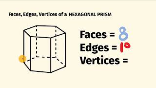 How Many Faces Edges And Vertices Does A Hexagonal Prism Have [upl. by Marcelo784]